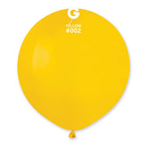 Globo 19" G150 Amarillo "Yellow 002" 50uds